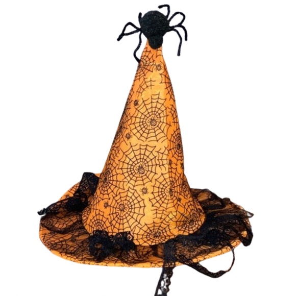 MHalloween witch hat spider webs spiderweb - Picture 1 of 2
